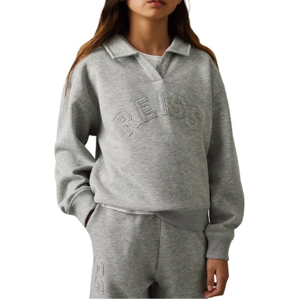 REISS GIRLS PAULINA LOGO SWEATSHIRT
